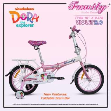 Sepeda Lipat Anak Family Violet
