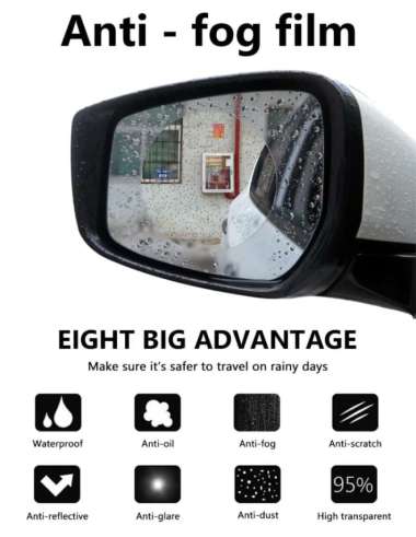 Kaca Film Spion Anti Fog Embun Air Mobil Avanza Innova Ertiga Terios - - Multicolor -