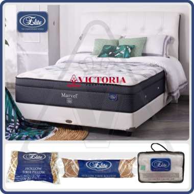 Elite Marvel 160 x 200 160x200 Full Set Fullset Springbed Spring Bed Matras Kasur Bedset    Surabaya