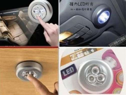Stick Touch Lamp Stick and Click lampu Lemari lampu emergency mobil