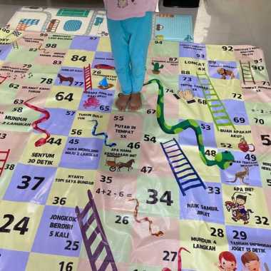 Ular Tangga Jumbo 2X2 Free Bantal Dadu Besar Dan Lembut general