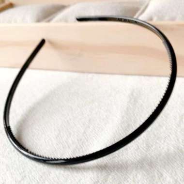 BANDO LIDI HITAM / BANDO PLASTIK POLOS / BANDO PRIA DAN WANITA