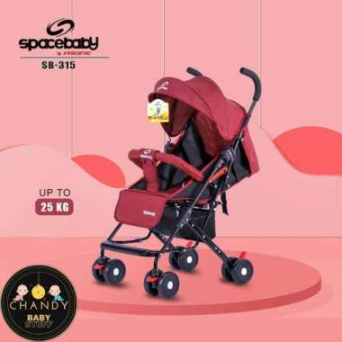 Stroller Space Baby Sb 315 - Gratis Hadiah Langsung Merah