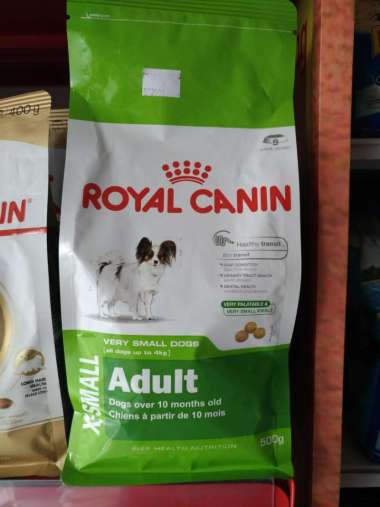 Royal canin xsmall adult dog food 1.5kg