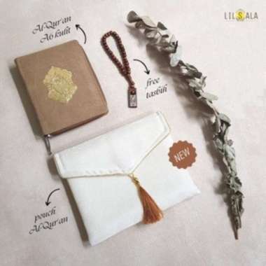 [DQT] Paket Pouch isi Alquran free Tasbih Souvenir Pernikahan Kado Pernikahan Kado Kawin Tahlilan Ol
