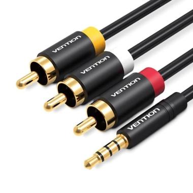 Jual Vention R07 3 5mm Male To 3 Rca Male Kabel Aux 2 M Online