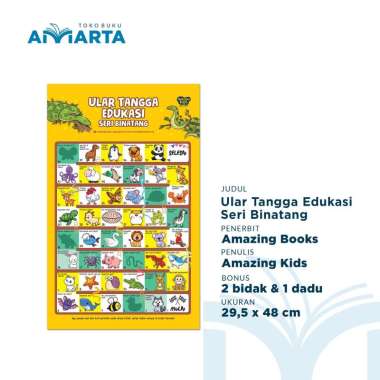 Ular Tangga Edukasi Seri Binatang