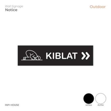 Sticker Arah Kiblat - Penunjuk Arah - Stiker Arah Kiblat