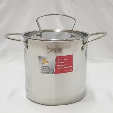 Golden Flying Fish Stokcpot Panci  Stainless [16 cm] SILVER