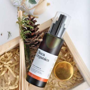 Oleca Organics Natural Slimming Oil 100 mL Minyak Alami Pelangsing Tubuh Bonus Meteran Badan