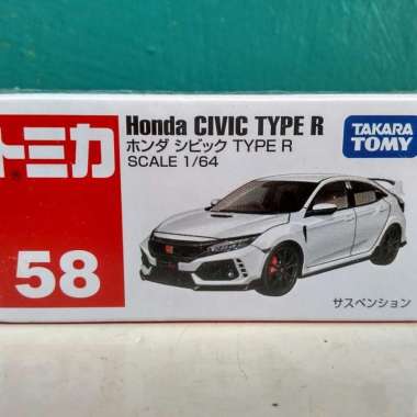 Tomica Honda Civic type-r Tomica No 58 Diecast mobil takara Tomy murah
