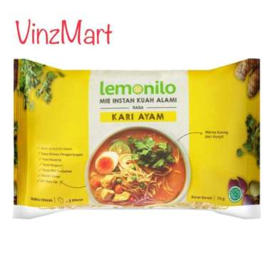 Promo Harga Lemonilo Mi Instan Kari Ayam 70 gr - Blibli