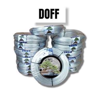 kawat bonsai alumunium per roll 3mm Doff