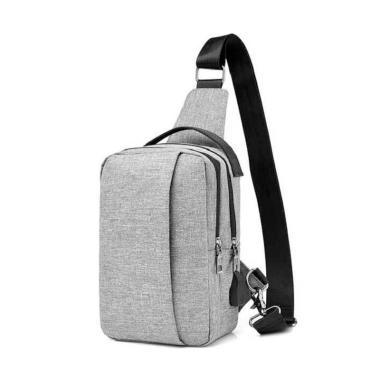 Amel Crossbody Canvas Tas Selempang Pria [V0209]