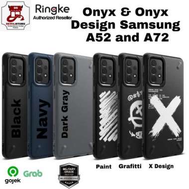 Case Samsung Galaxy A52s A72s RINGKE Onyx Softcase Casing ORIGINAL A72 / A72S GRAFFITI