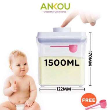 Ankou - Toples Susu Bubuk & Makanan 1500ml kotak