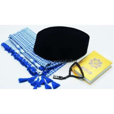 PECI Santri Kopiah Songkok Hitam Nasional model Iming - Premium AC -LC 8 - TINGGI-9