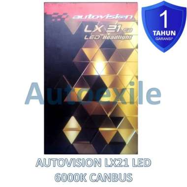 Autovision LX21 LED H7 H11 Canbus 6000K Putih Luxeon LX-21 Lampu Mobil H8 H11 H16