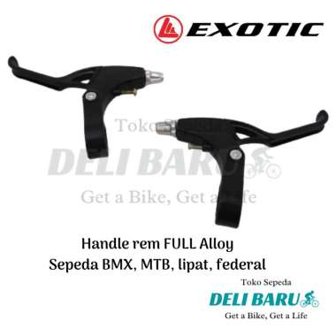 Exotic Handle Full Alloy handel rem sepeda BMX, MTB, lipat, federal, minion