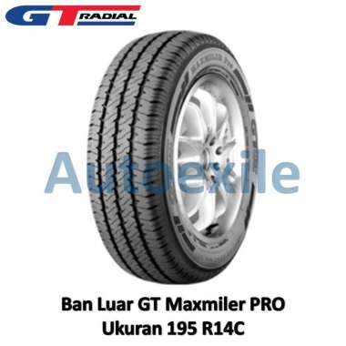 Ban Luar GT 195 R14 Maxmiler Pro Tubeless Radial R14C Mobil Tahan Lama