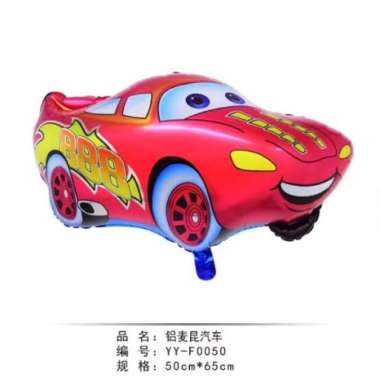 GROSIR 50 BIJI Balon Foil CARS MCQUEEN Warna termurah bisa dijual kembali ? Terlaris Grosir Mainan B