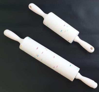 Rolling Pin Silicone Ceres Penggiling Adonan Silikon Motif ceres Ceres Kecil