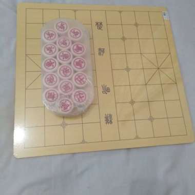 catur cina atau Xiang Qi plus papan kayu Multicolor