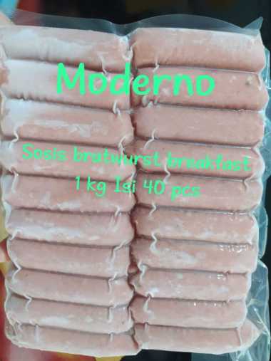 Sosis bratwurst breakfast 1 Kg - Sosis sapi bratwurst breakfast 1 kg