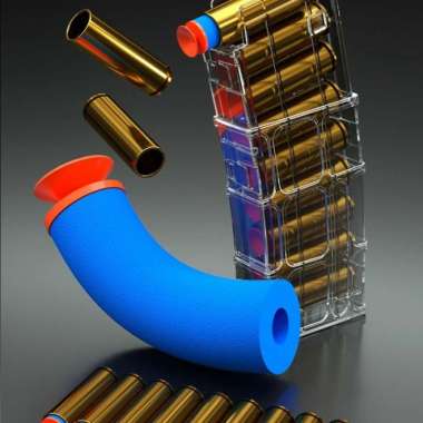 Magazine M416 Nylon Sheel Eject Dart Blaster