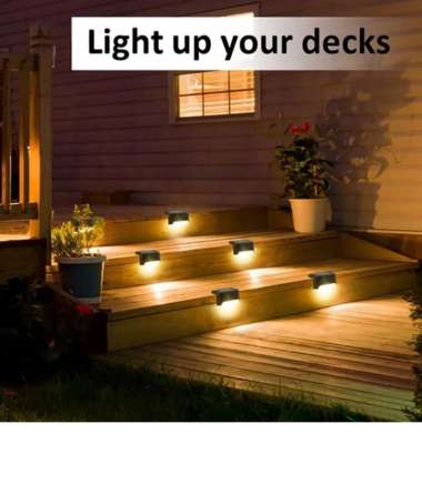 Lampu Solar Cell Dinding / Lantai kolam taman teras tangga pagar - Lampu Lantai