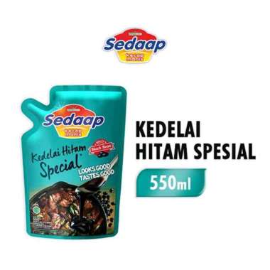 Promo Harga Sedaap Kecap Manis Kedelai Hitam Special 550 ml - Blibli
