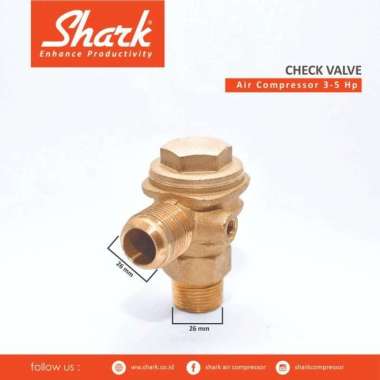 Check Valve Tangki kompresor Shark 3 Hp / 5 Hp Original