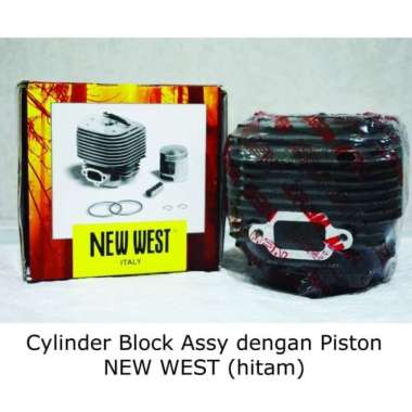 Cylinder Blok assy Mesin Chainsaw New West Tipe MS 070 Original
