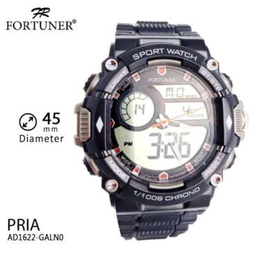 Fortuner Jam Tangan Pria Dual Time Water Resist Daccota