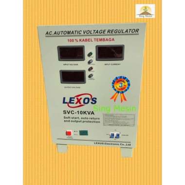 Stabilizer Listrik LEXOS Tipe SVC 10 KVA Model Digital
