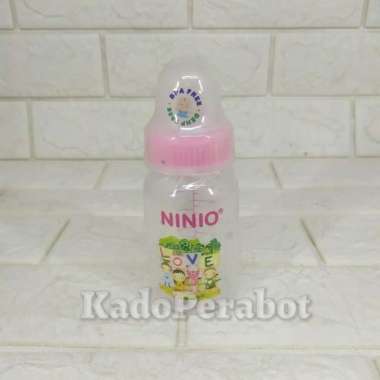 botol susu bayi ninio 120ml - botol minum susu baby murah - botol susu pink