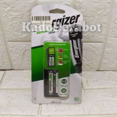 baterai isi ulang - batrei charger - energizer recharger mini 700mAh