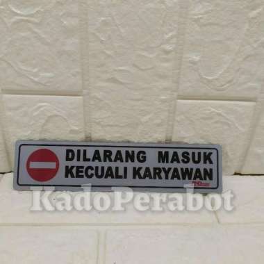 stiker dilarang masuk - label dilarang masuk - label tempel pintu