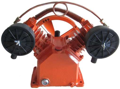 Bare Compressor Angin 1/2 HP (2 Silinder)
