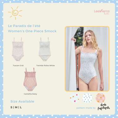 Summer Wonderland Woman Smock Leotard, Baju Renang Wanita S Twinkle Polka