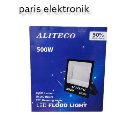 LAMPU SOROT LAMPU TEMBAK FLOOD LIGHT ALITECO 500 WATT
