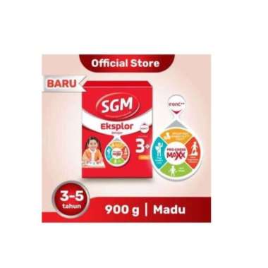 SGM EKSPLOR 3 PLUS MADU 900g - SUSU PERTUMBUHAN (3-5 THN)