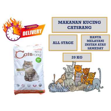 (GOJEK / GRAB) Catsrang All Stages 20 Kg | makanan kucing allstage stage 20kg
