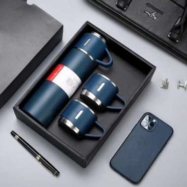 tumbler botol coffe set gift hamper bisa custom nama mug termos gelas Custom nama model