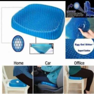 alas duduk silikon gel egg sitter empuk bahan silikon mobil portable