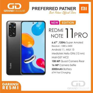 Redmi Note 11 Pro 8/128GB GRAPHITE GRAY