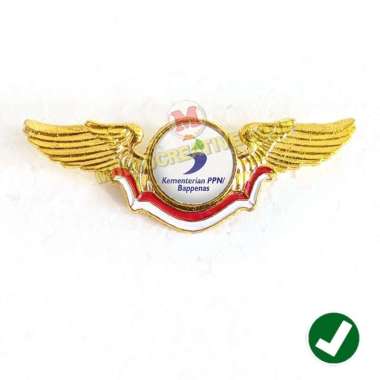 Wing Bappenas Wing Kementerian Bappenas - Wing Logo Bahan Logam Mulyocreative Wing - B