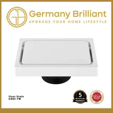 Germany Brilliant Smart Floor Drain Saringan Got Kamar Mandi GB02-PW