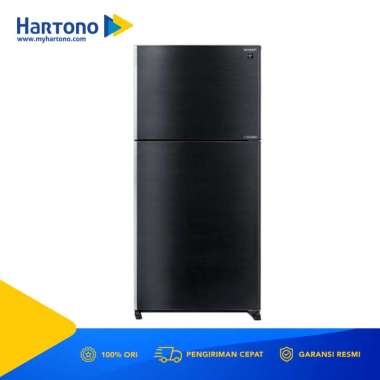 Sharp Kulkas Besar 2 Pintu Big 2 Door Refrigerator SJIG863PGBK