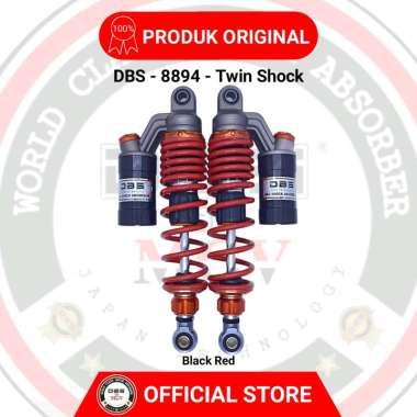 Shock Tabung DBS 8894 GP SERIES 320MM BLACK RED
